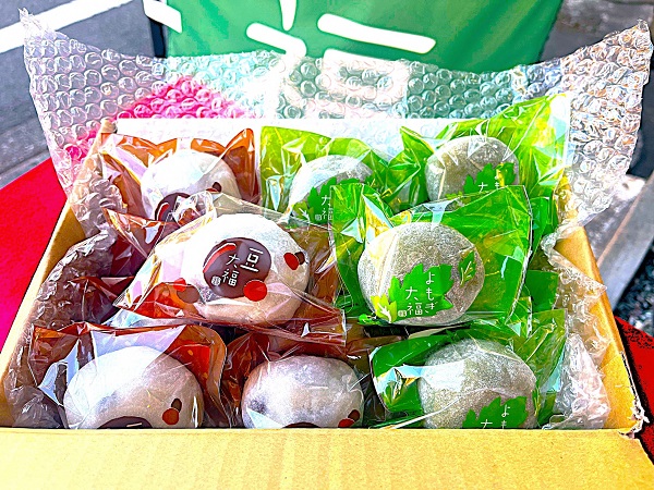 0011-96-02 北川製餡所 あんこ屋の大福詰め合わせ 豆大福・よもぎ大福 各6個