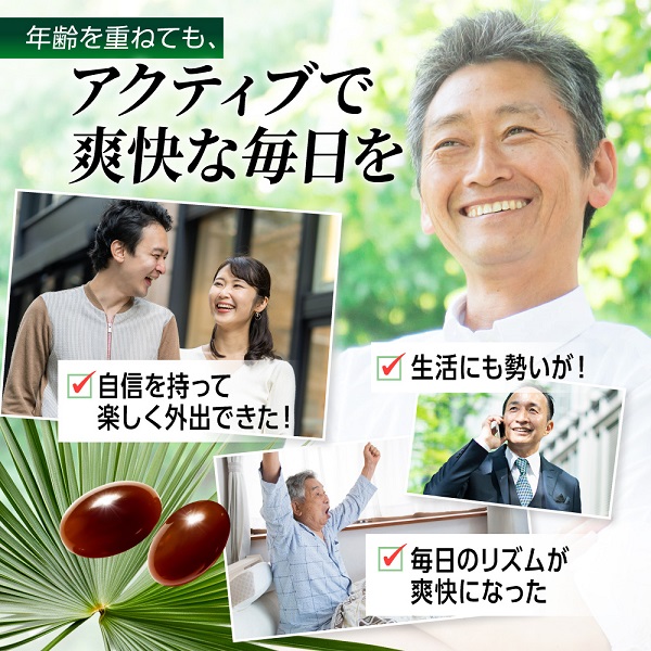 0029-101-01 ノコギリヤシサプリメント 爽快ノコギリヤシ430 ユリナック 6袋 (6ヶ月)