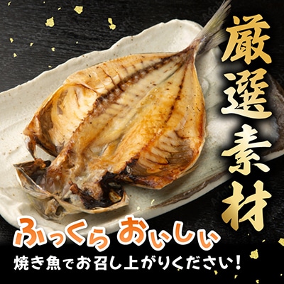 真あじ　天日干しひもの　詰合せ(18枚入)【配送不可地域：離島】【1103648】