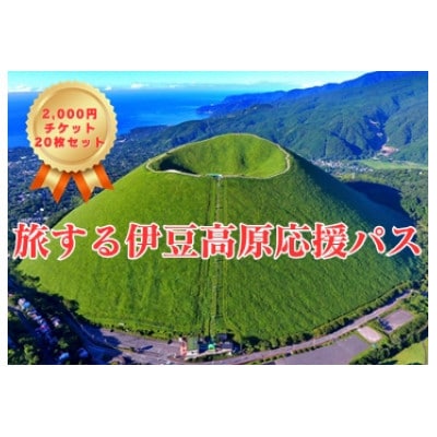 旅する伊豆高原応援パス 2,000円チケット 20枚セット【1543319】