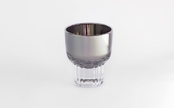 Jewelry・Glass／日本酒グラスセット 白銀 【ガラス 強化ガラス チタン】