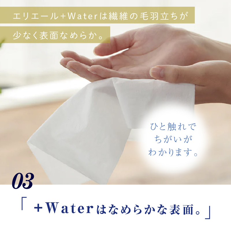 ティッシュ エリエール +Water プラスウォーター ソフトパック 120組 5パック 18個 セット ティッシュペーパー ティシュー ティシューペーパー 保湿 保湿ティッシュ 日用品 消耗品 静岡 静岡県 島田市