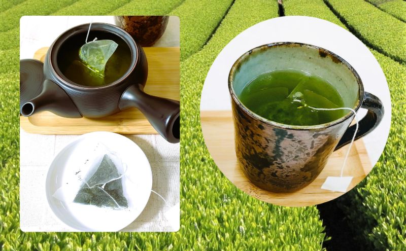 まろやか煎茶ティーバッグ 里山のしずく ３本 お茶 煎茶 ティーバッグ TB オススメ お湯出し 静岡 島田市