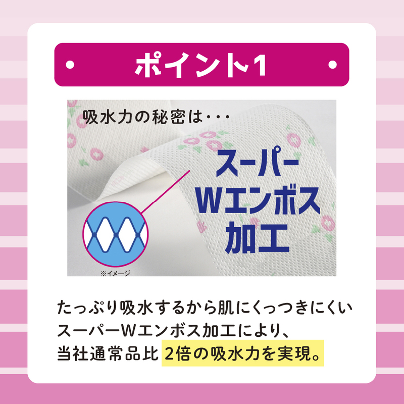 定期便 年2回 6ヶ月毎のお届け エリエール シャワートイレのためにつくった吸水力が2倍のトイレットペーパー フラワープリント香水付 12ロール×3個（36ロール）×2回発送（計72ロール）