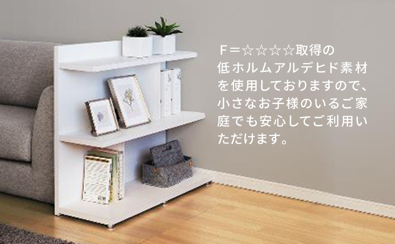 壁面収納 ロータイプ FLO8090 SMB（スモーキーブラウン）家具 ラック シェルフ 本棚 オープンラック 壁付け本棚 壁面収納 棚 見せる収納 収納ラック 木製 静岡 島田市