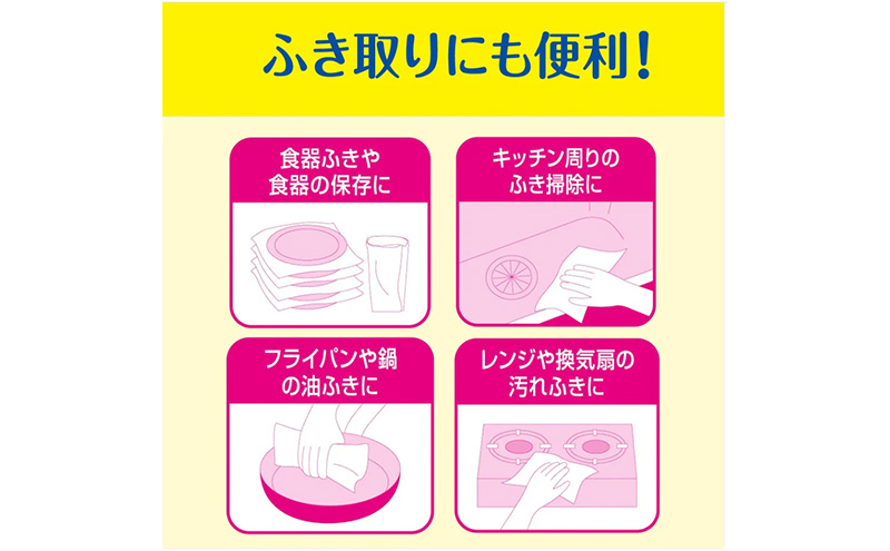 エリエール 超吸収キッチンタオル（１００カット）6ロール×８セット　日用品 消耗品 生活用品 キッチンペーパー ペーパータオル ロールタオル 静岡県 島田市