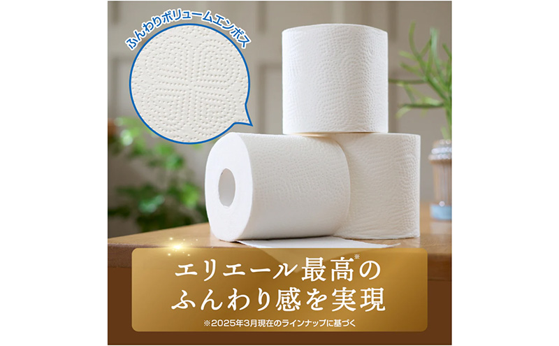 エリエール Theエリエール トイレットティシュー12ロール×６セット ダブル　日用品 消耗品 生活用品 トイレ トイレットペーパー 静岡県 島田市