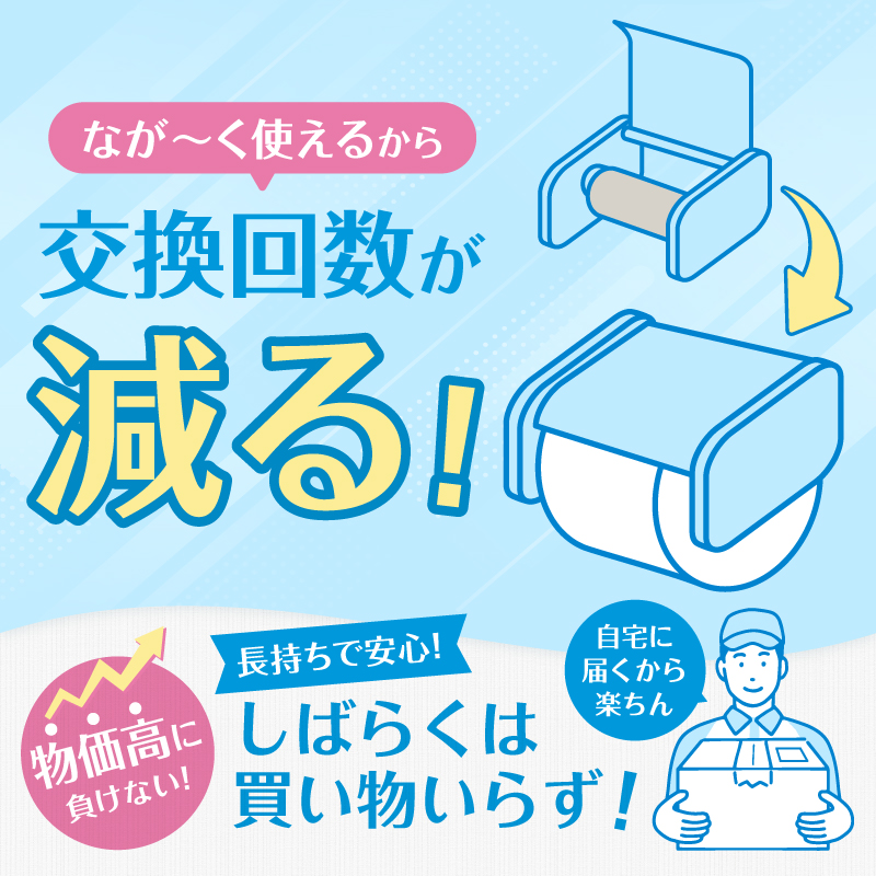 こはるび 2倍巻きトイレットペーパー シングル パルプ 12R2パック 長持ち 日用品 [sf002-655]