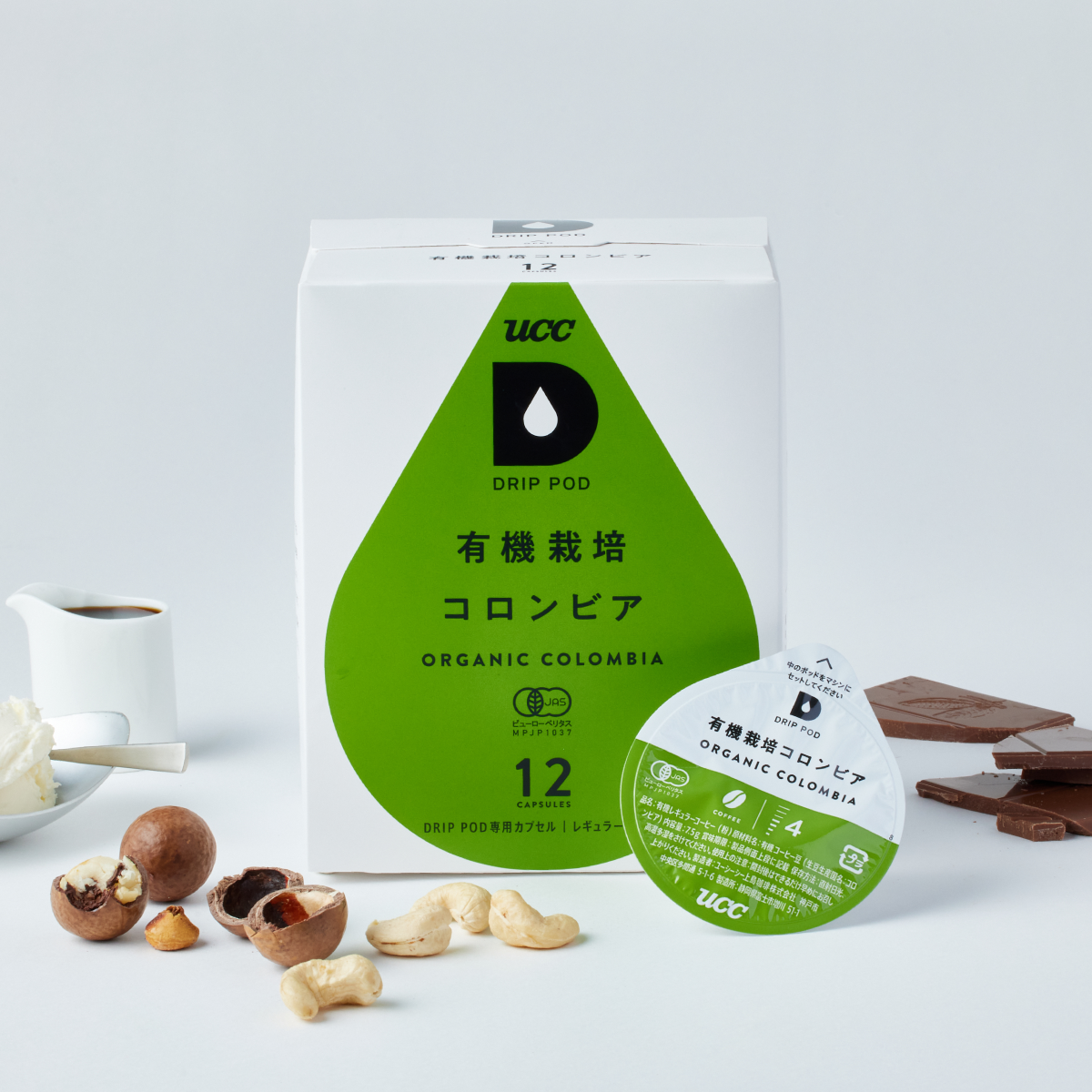 UCC 有機栽培コロンビア ドリップポッドカプセル DPOC002 12P×３セット [sf103-001]