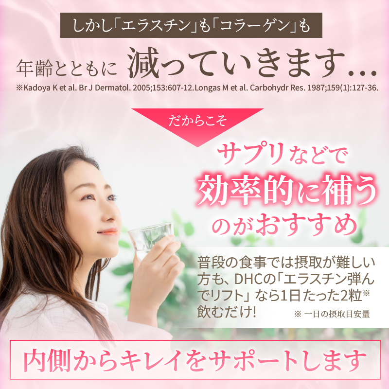 DHC エラスチン 弾んでリフト 30日分【機能性表示食品】(76789) [sf014-040]