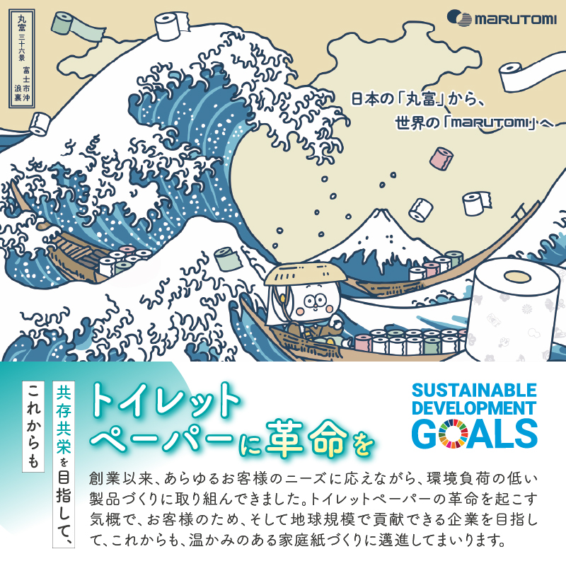 3817 定期便 【全3回】【毎月発送】 Hanatabaボタニカルシャワー ダブル12ロール1パック [sf002-432]