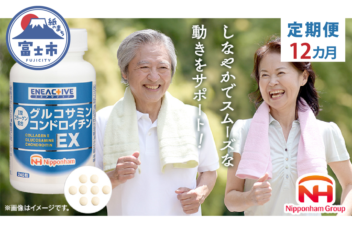 【定期便12カ月】グルコサミンコンドロイチン [sf069-005]