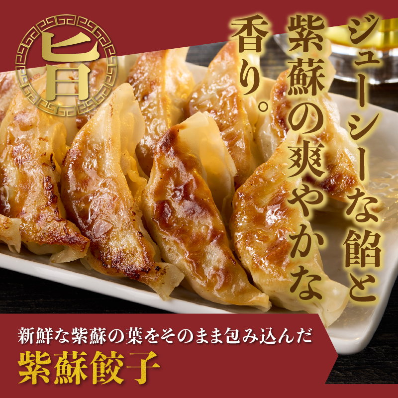 紫蘇餃子(30個)とニンニクのスタミナ餃子(30個) [sf001-224]