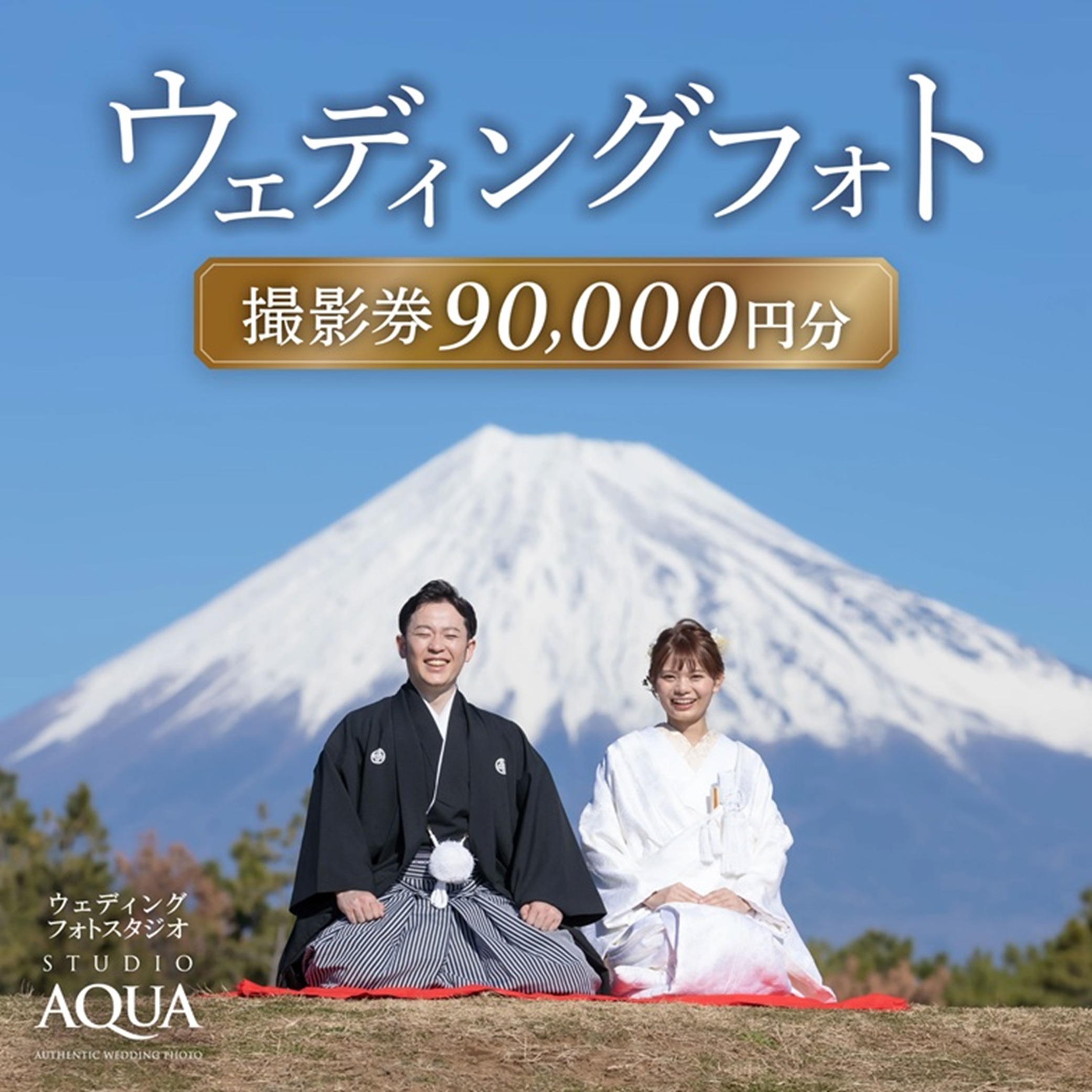 ウェディングフォト90,000円分撮影券 [sf102-002]