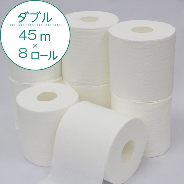 クリネックス長持ち8ロール（ダブル）×8パック [sf087-004]