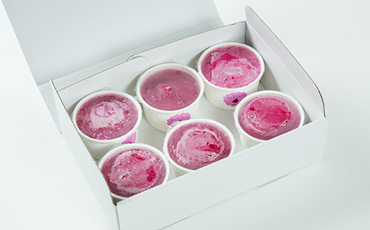 赤しそソルベ　70ml×6個入り【配送不可地域：離島】【1575911】