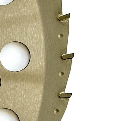 刈払機用チップソー 下刈から雑木まで楽々「刈らまいか軽量タイプ」3枚セット(255mm×刃数40P)【1609897】