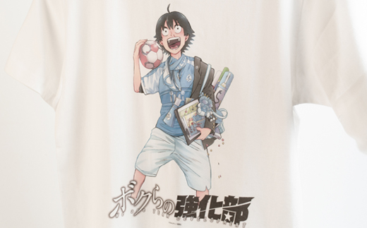 【ちゃんやつ】漫画「ボクらの強化部」TシャツLサイズ　デザインA　1枚【1487624】