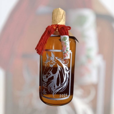 彫刻干支ボトル　ザ　スランジバー　ウイスキー　37度　2026年　午年　700ml【1643098】