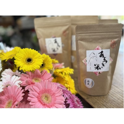 4月発送!同級生コンビでお届けするガーベラピンクブーケとおいしいお米のセット・お花長持ち栄養剤付き!【1708223】