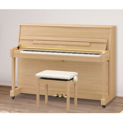 【ピアノ】カワイ KAWAI の新品アップライトピアノNF-15(ライトオーク色)【配送不可地域：離島・沖縄県】【1651859】
