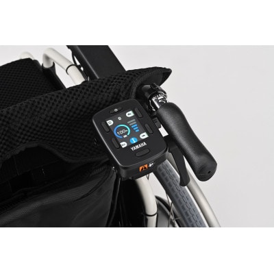 静岡県磐田市　電動車いす「遊歩アクティブ(介助用操作部付)」【1638815】