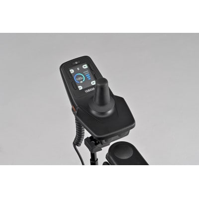 静岡県磐田市　電動車いす「遊歩ジョイ介助用操作部付」【1638818】