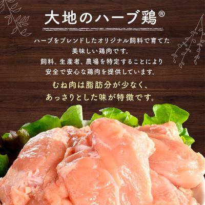 【業務用】大地のハーブ鶏(R)むね肉　2kg×2【配送不可地域：離島】【1504893】