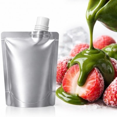 静岡県産冷凍いちごきらぴ香1kgと抹茶みるくソース100g【配送不可地域：離島】【1727377】