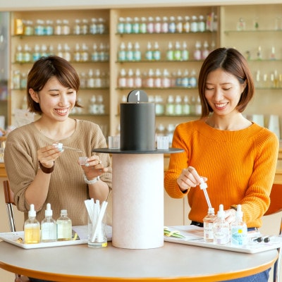 磐田市香りの博物館【香りの調香体験Bコース1名様引換券】世界にひとつ、あなただけの香りづくり♪【1688231】