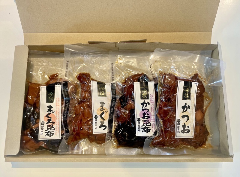 a11-184　国産原料 にこだわった かつお節屋の佃煮 4種セット 詰合せ