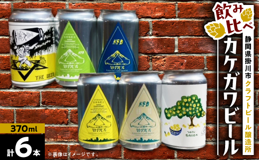 カケガワビール6本セット【配送不可地域：離島・北海道・沖縄県・四国・九州】【1697588】
