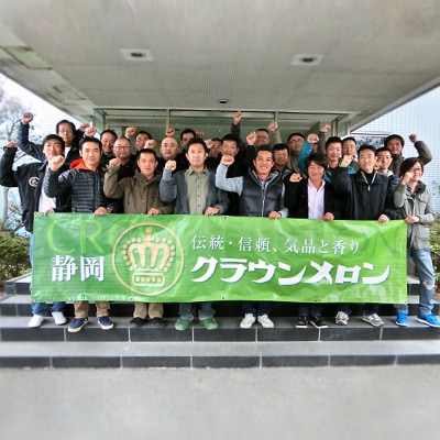 【一年中食べられる!】クラウンメロン (白等級) 特大玉 1玉 約1.5kgの大玉サイズ 静岡県産【配送不可地域：離島・北海道・沖縄県】【1104734】