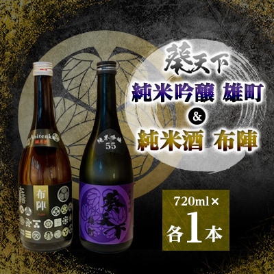 葵天下　純米酒布陣 & 55%純米吟醸雄町　720ml　計2本セット　遠州山中酒造【配送不可地域：離島・沖縄県】【1600395】