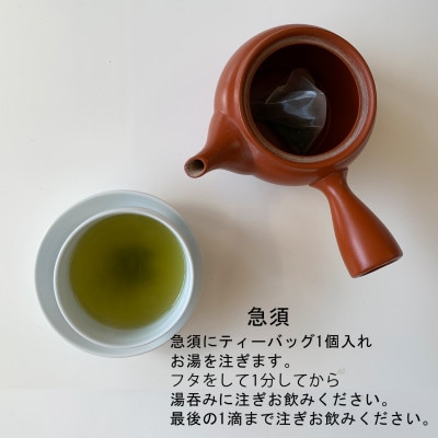 深蒸し掛川茶　ふだん飲み「草印」ティーバッグ5g×40個入り×3袋セット【配送不可地域：離島・沖縄県】【1648138】