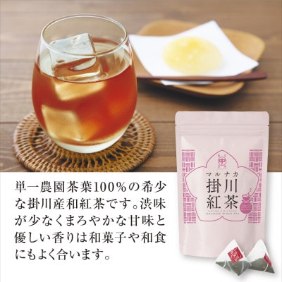 和紅茶ティーバッグ「マルナカ掛川紅茶」(2.5g×20個入)×3袋セット【配送不可地域：離島・沖縄県】【1650537】