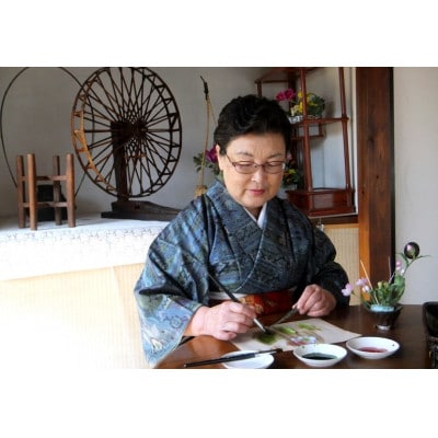 【夏　つゆ草】四季を彩る創作草もの盆栽(工芸品)〜工房椿【配送不可地域：離島・北海道・沖縄県】【1599102】