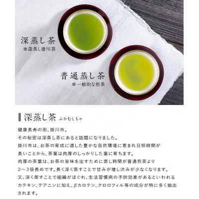 【2ヵ月毎定期便】深蒸し掛川茶ブレンド　金印一番茶180g×2袋全3回【配送不可地域：離島・沖縄県】【4081463】