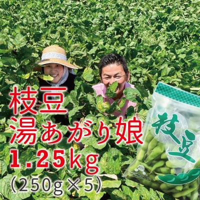 2026年発送【特別栽培】枝豆(えだまめ)茶豆風味で大人気の「湯あがり娘」　食べやすい小分け!【配送不可地域：離島・北海道・沖縄県・四国・九州】【1479445】