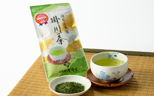 茶審査技術八段 掛川最高有段者 大井丈司監修!深蒸し掛川茶一番茶製造!100g×10袋セット【配送不可地域：離島・沖縄県】【1096815】