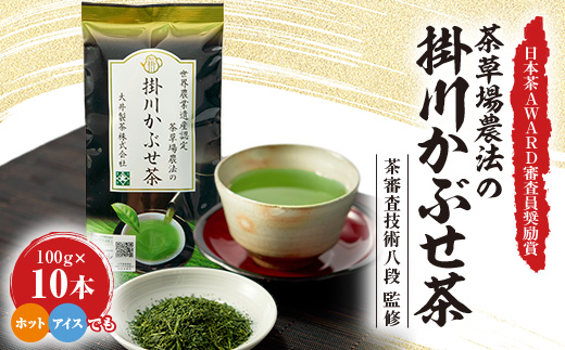 日本茶AWARD審査員奨励賞! 世界農業遺産認定　茶草場農法の掛川かぶせ茶【配送不可地域：離島・沖縄県】【1277565】