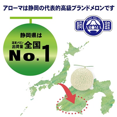【毎月定期便】【訳あり】アローマメロン 1玉 全12回【配送不可地域：離島・北海道・沖縄県】【4013172】