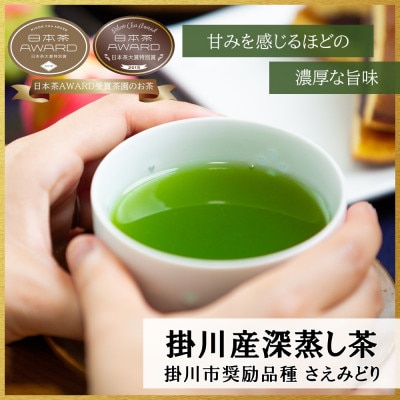 新茶 掛川市奨励品種さえみどり50g×2本 日本茶AWARD受賞茶園のお茶 静岡県掛川市 茶農家直送【配送不可地域：離島・沖縄県】【1601537】