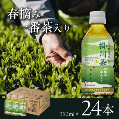 掛川茶 ペットボトル350ml×24本〜伝統製法深蒸し茶〜日本茶きみくら【39528】【配送不可地域：離島・沖縄県】【1637482】
