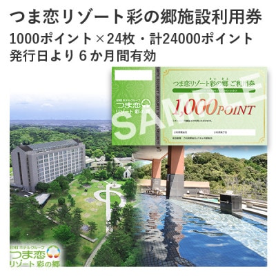 つま恋リゾート彩の郷施設利用券 24000ポイント【配送不可地域：離島・沖縄県】【1676017】