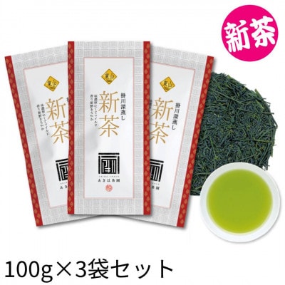 2026年度産 新茶 最高級煎茶「東山」100g×3袋セット【配送不可地域：離島・沖縄県】【1668725】