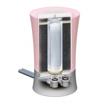 ゼンケン ビクラ浄水器2 ピンク/MFH-V92-P【配送不可地域：離島・沖縄県】【1600768】