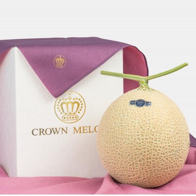 【組合直送】【白箱】静岡県が誇る温室高級「クラウンメロン」1玉(約1.3kg)　3月〜8月【配送不可地域：離島・北海道・沖縄県】【1671485】