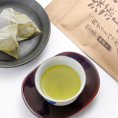 【掛川深蒸し茶】三角ティーバッグ(4g×30個入)4袋【配送不可地域：離島・沖縄県】【1091591】