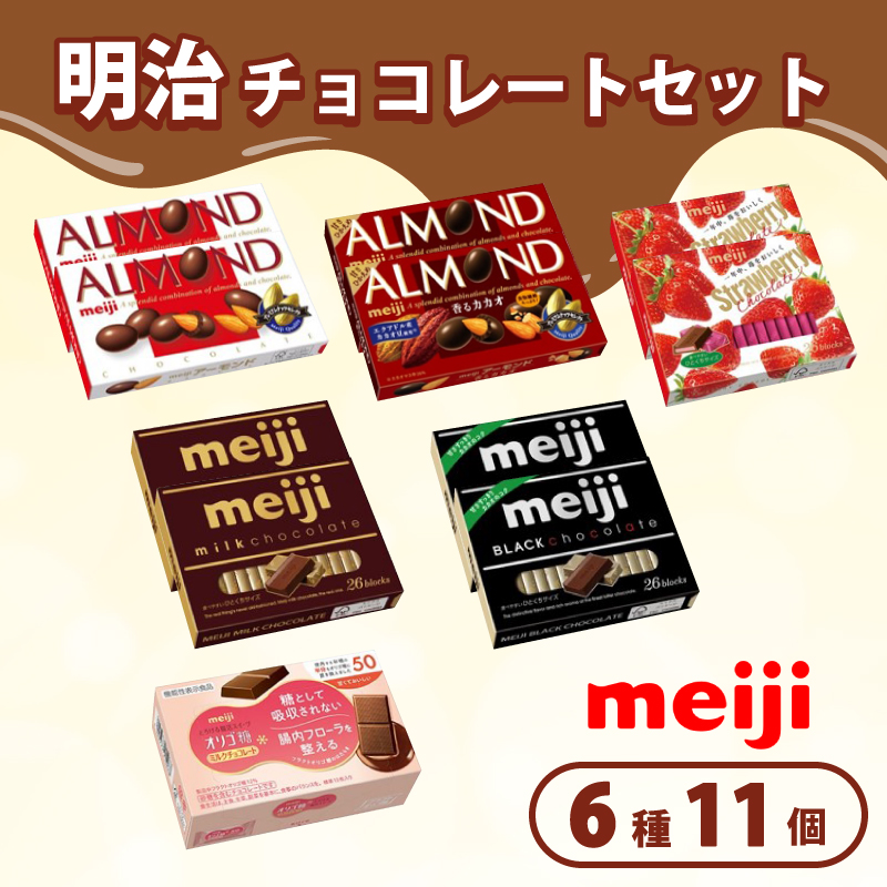 《 明治 なるほどファクトリー 東海 》 チョコレート セット Bセット 6種類 11個入  静岡県 藤枝市 ( 人気お菓子 ふるさと納税お菓子 ふるさとお菓子 furusatoお菓子 おすすめお菓子 送料無料お菓子 静岡県 藤枝市